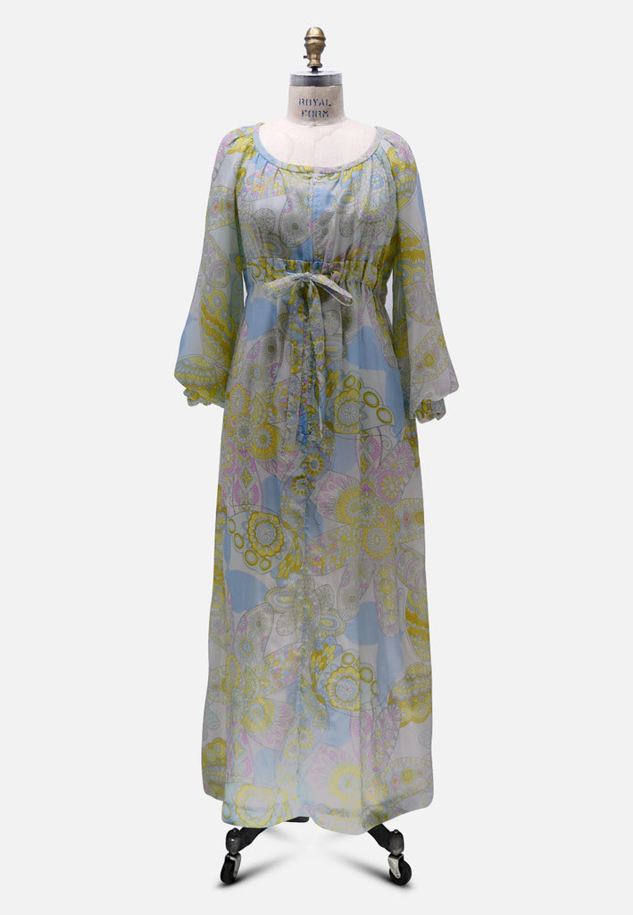 Vintage Clothing - Pale Pastel Perfection Dress 'VIP' - Painted Bird Vintage Boutique & The Aviary - Dresses