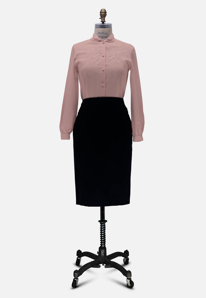 Vintage Clothing - Double Up Pink Blouse - Painted Bird Vintage Boutique & The Aviary - Blouse