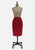 Red Pencil Skirt 'VIP'