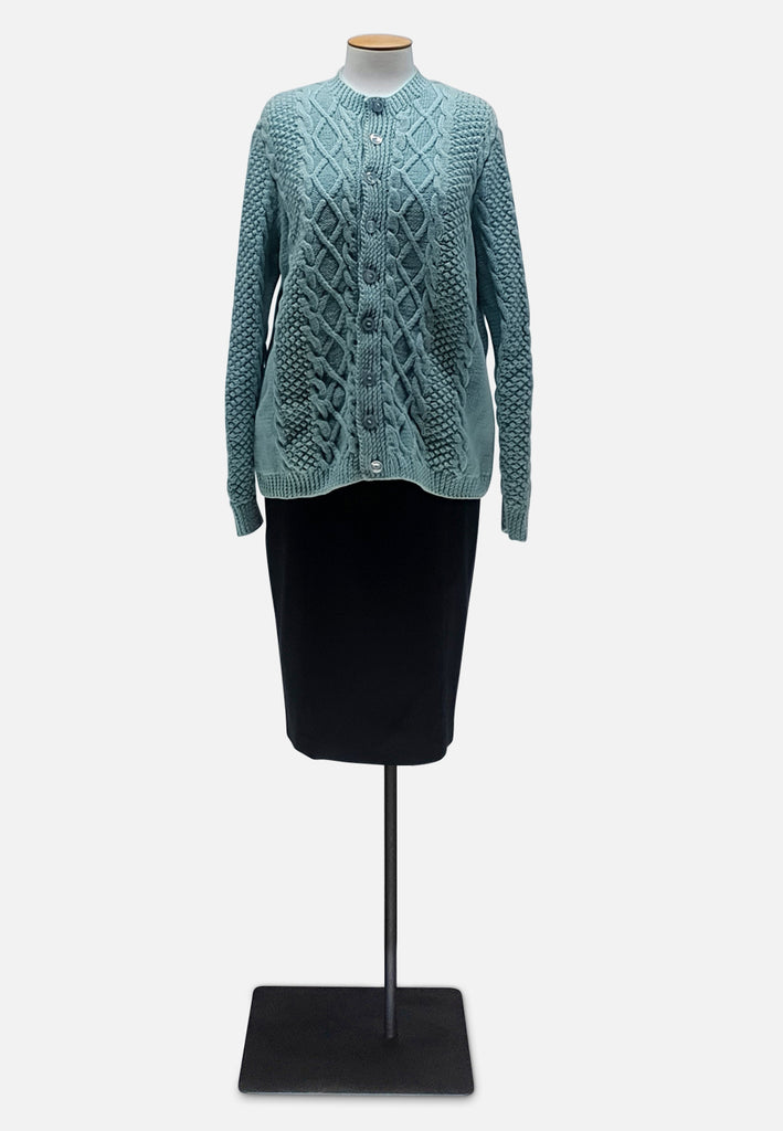 Vintage Clothing - Dark Minted Knit 'VIP' - Painted Bird Vintage Boutique & The Aviary - Knit