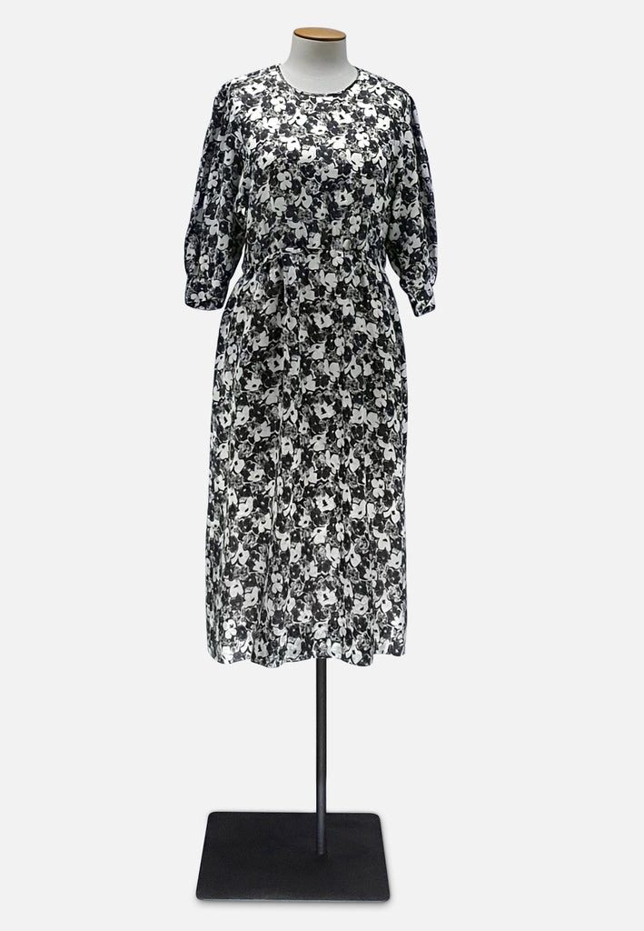 Vintage Clothing - Italian Floral Mono Dress - DESIGNER - Painted Bird Vintage Boutique & The Aviary - Dresses