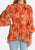 Vintage Clothing - Pretty Fires Blouse - DESIGNER - Painted Bird Vintage Boutique & The Aviary - Blouse