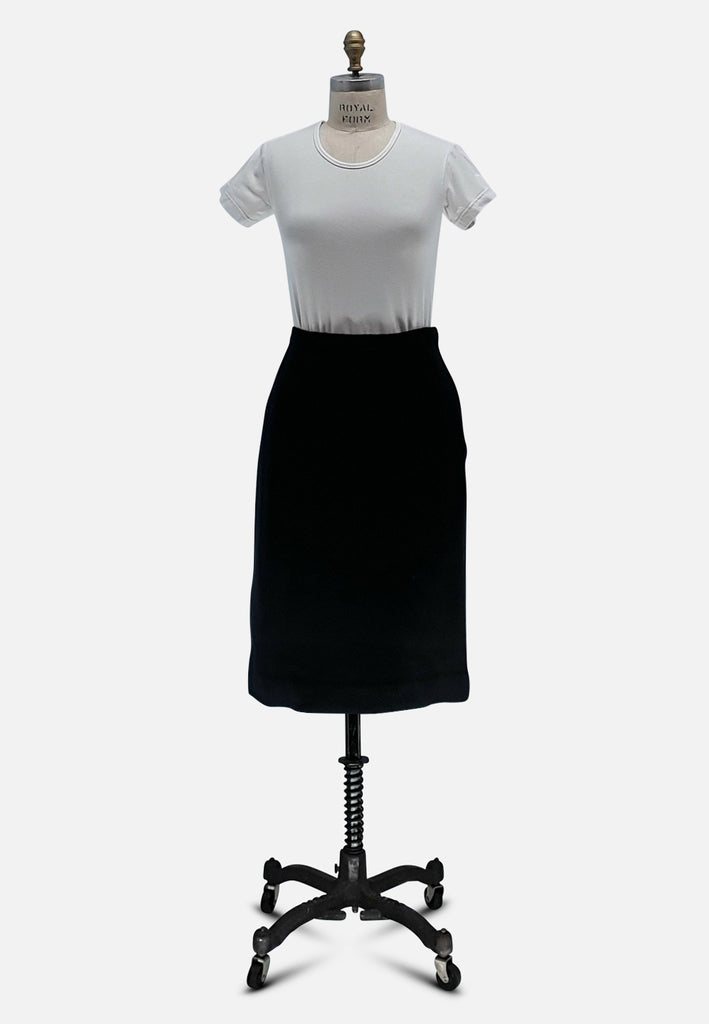 Vintage Clothing - Velvet Luxe Skirt - Painted Bird Vintage Boutique & The Aviary - Skirt