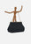 Vintage Clothing - Black Satin Damask Bag - Painted Bird Vintage Boutique & The Aviary - Handbag