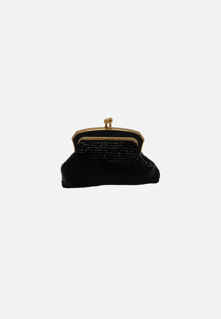 Vintage Clothing - Black Mesh Coin Purse - Painted Bird Vintage Boutique & The Aviary - Handbag