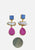 Vintage Clothing - Turkish Design - Earrings  'VIP' - Painted Bird Vintage Boutique & The Aviary - Earrings