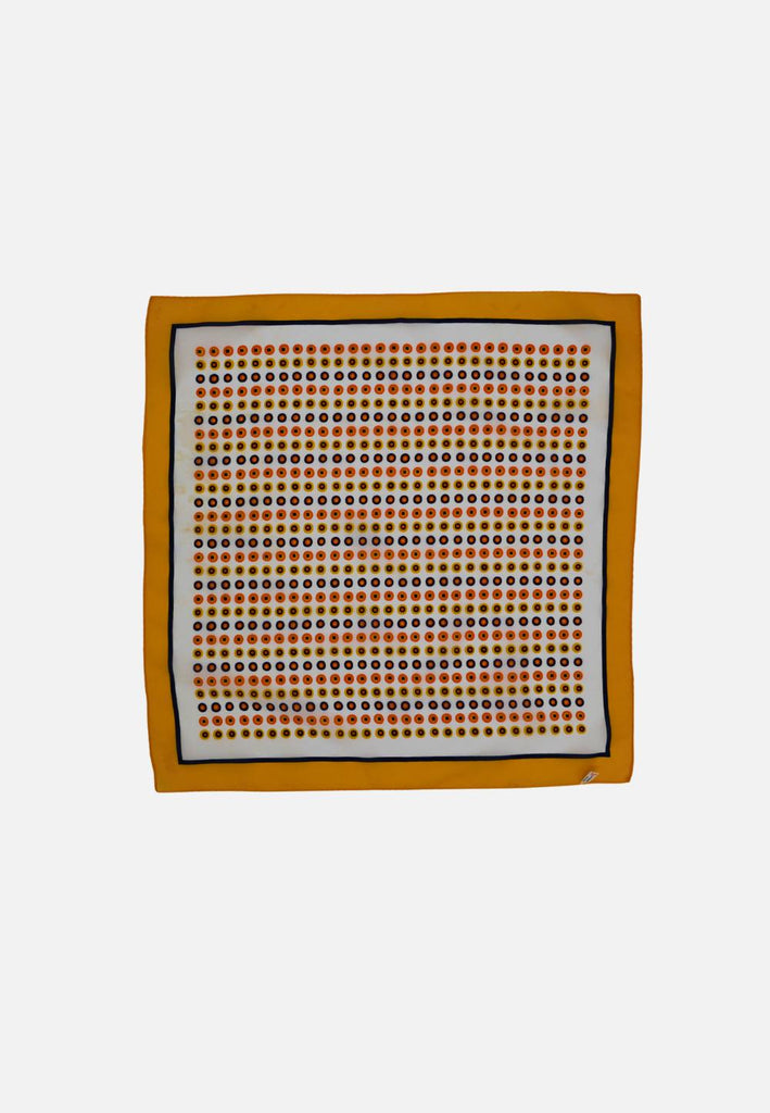 Vintage Clothing - Bold Dots Scarf 'VIP' - Painted Bird Vintage Boutique & The Aviary - Scarf