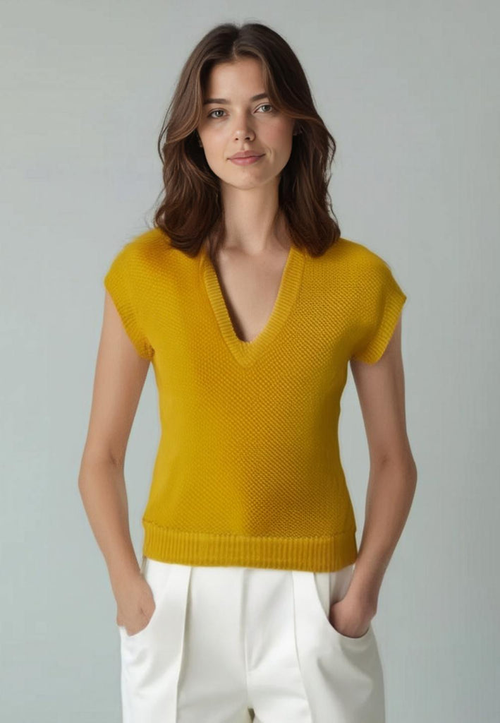 Vintage Clothing - Checker Daff Knit 'VIP' - Painted Bird Vintage Boutique & The Aviary - Knit