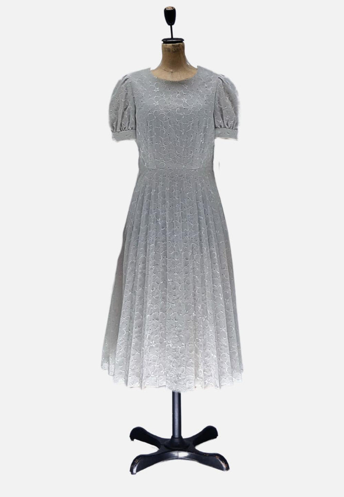 Vintage Clothing - Petit Broderie Dress - Painted Bird Vintage Boutique & The Aviary - Dresses