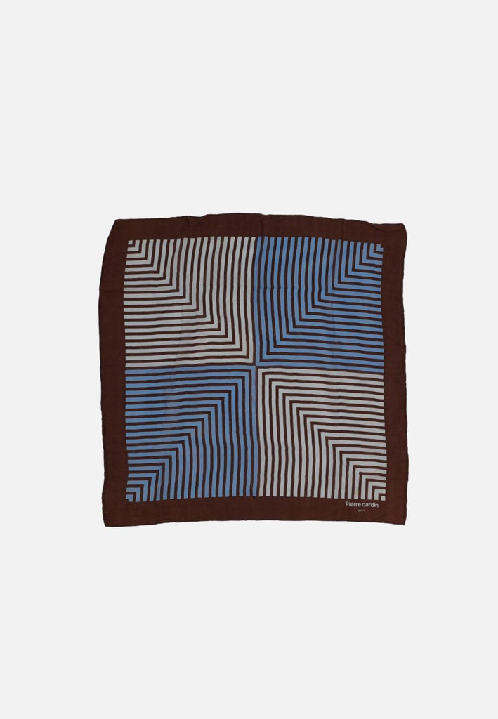 Vintage Clothing - Pierres Silk Stripes - Painted Bird Vintage Boutique & The Aviary - Scarf