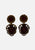 Vintage Clothing - Brown Dangle - Painted Bird Vintage Boutique & The Aviary - Earrings