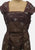 Vintage Clothing - Chocolate Gilt Dress - Painted Bird Vintage Boutique & The Aviary - Dresses