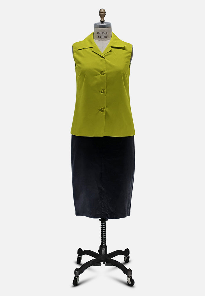 Vintage Clothing - Citrus Sour Blouse 'VIP' NOT DONE - Painted Bird Vintage Boutique & The Aviary - Blouse