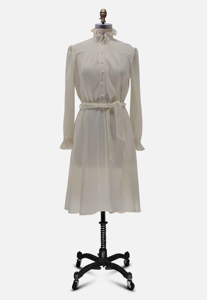 Vintage Clothing - Lemon Soufflé Dress 'VIP' - Painted Bird Vintage Boutique & The Aviary - Dresses