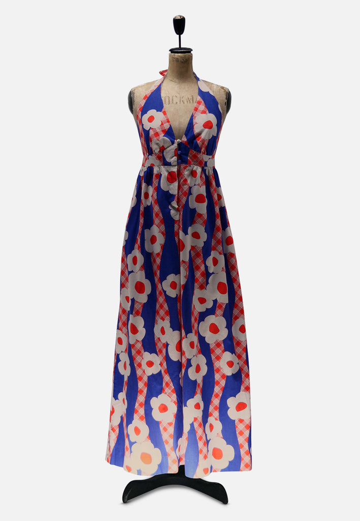 Vintage Clothing - BLUE 14 - Painted Bird Vintage Boutique & The Aviary - Dresses