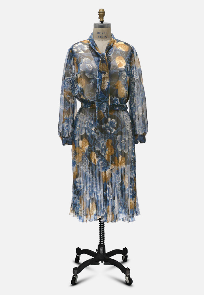 Vintage Clothing - BLUE 2 - Painted Bird Vintage Boutique & The Aviary - Dresses