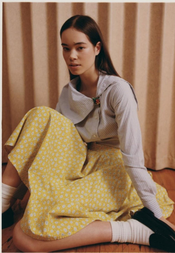 Vintage Clothing - Daisy Flare Skirt - Painted Bird Vintage Boutique & The Aviary - Skirts