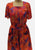 Vintage Clothing - Bold Bright Lady Dress 'VIP' NOT DONE - Painted Bird Vintage Boutique & The Aviary - Dresses