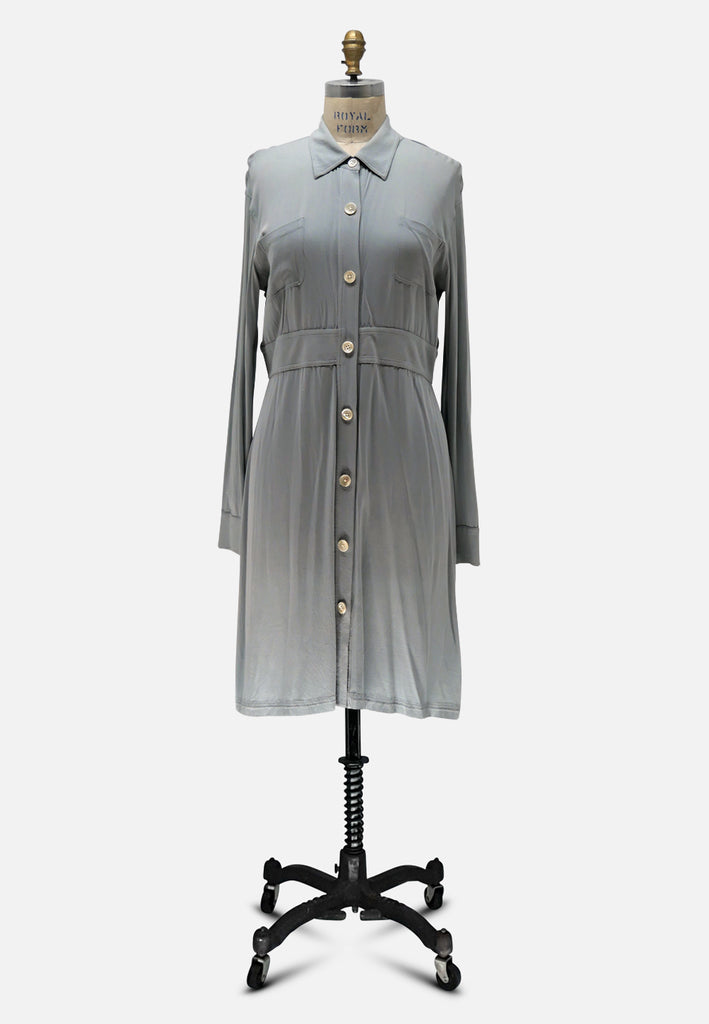 Vintage Clothing - Goosey Blue Dress ND - Painted Bird Vintage Boutique & The Aviary - Dresses