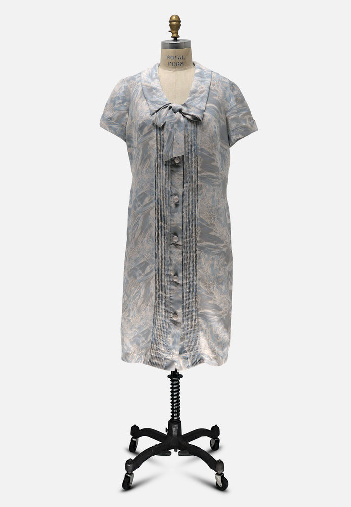 Vintage Clothing - Softly Softly Blue Dress - Painted Bird Vintage Boutique & The Aviary - Dresses