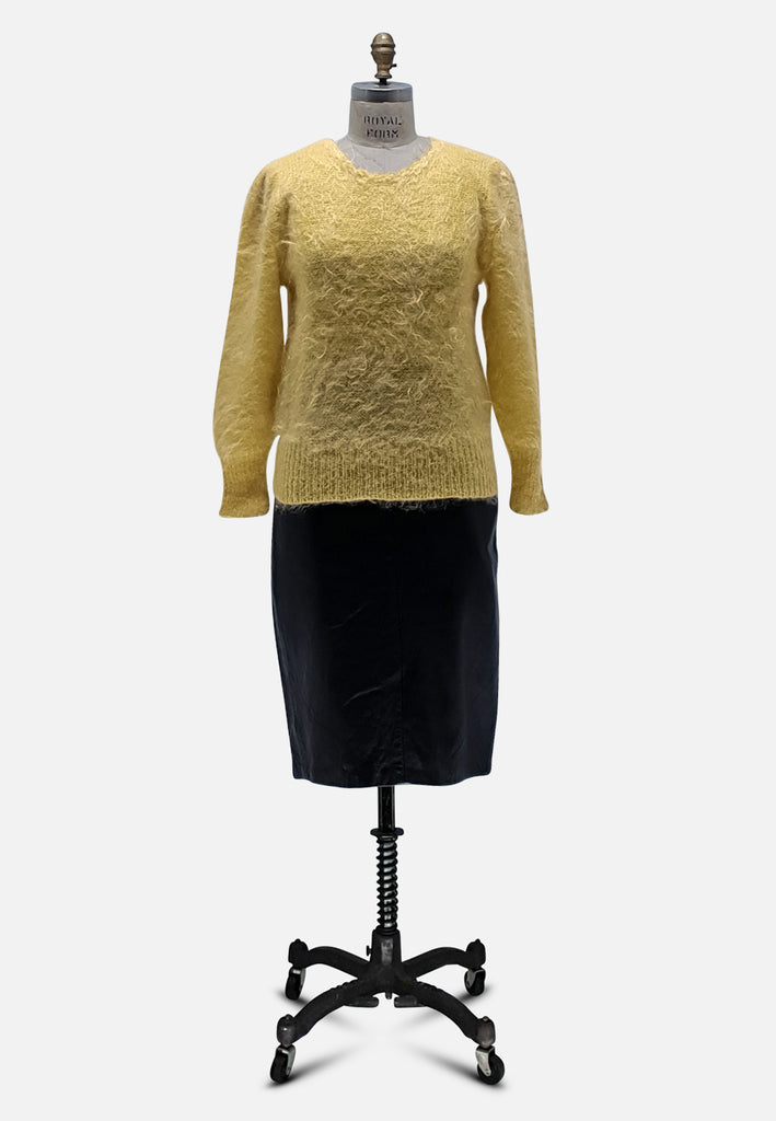 Vintage Clothing - Lemon Honey Knit 'VIP' - Painted Bird Vintage Boutique & The Aviary - Knit