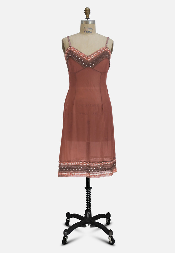 Vintage Clothing - Mocha Petti - Painted Bird Vintage Boutique & The Aviary - Lingerie