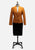 Vintage Clothing - Elegant Tangelo Silk Jacket - DESIGNER - Painted Bird Vintage Boutique & The Aviary - Coats & Jackets
