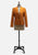 Vintage Clothing - Elegant Tangelo Silk Jacket - DESIGNER - Painted Bird Vintage Boutique & The Aviary - Coats & Jackets