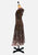 Vintage Clothing - Chocolate Gilt Dress - Painted Bird Vintage Boutique & The Aviary - Dresses