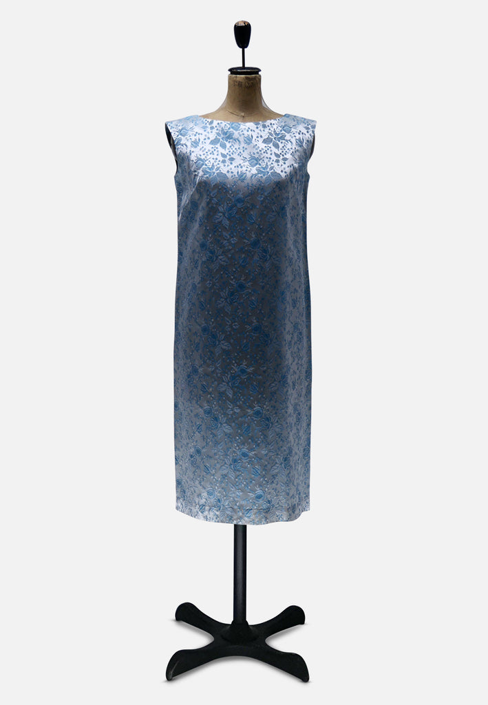 Vintage Clothing - Soft Teal Luxe Dress 'VIP' - Painted Bird Vintage Boutique & The Aviary - Dresses