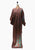 Vintage Clothing - Chocolate Floral Kimono Long - Painted Bird Vintage Boutique & The Aviary - Kimono