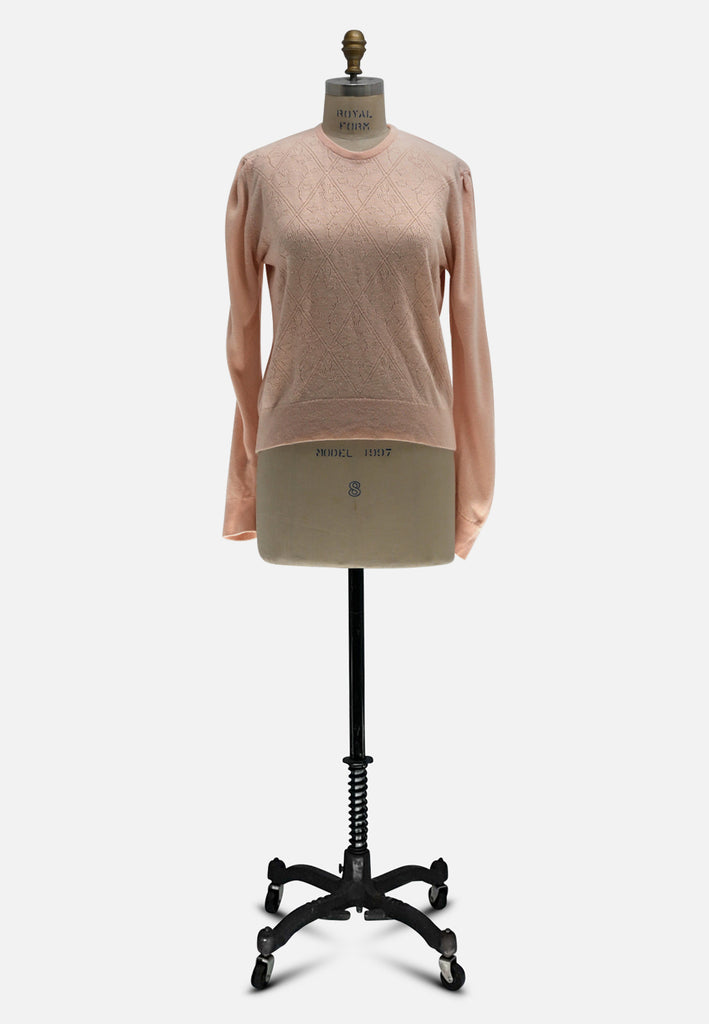 Vintage Clothing - Peach Perfect Knit - Painted Bird Vintage Boutique & The Aviary - Knit