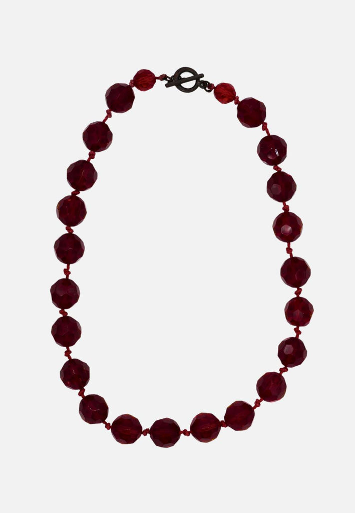 Vintage Clothing - Crystal Coup Necklace - Painted Bird Vintage Boutique & The Aviary - Necklace