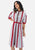 Vintage Clothing - Vibrant Stripe Dress - Painted Bird Vintage Boutique & The Aviary - Dresses