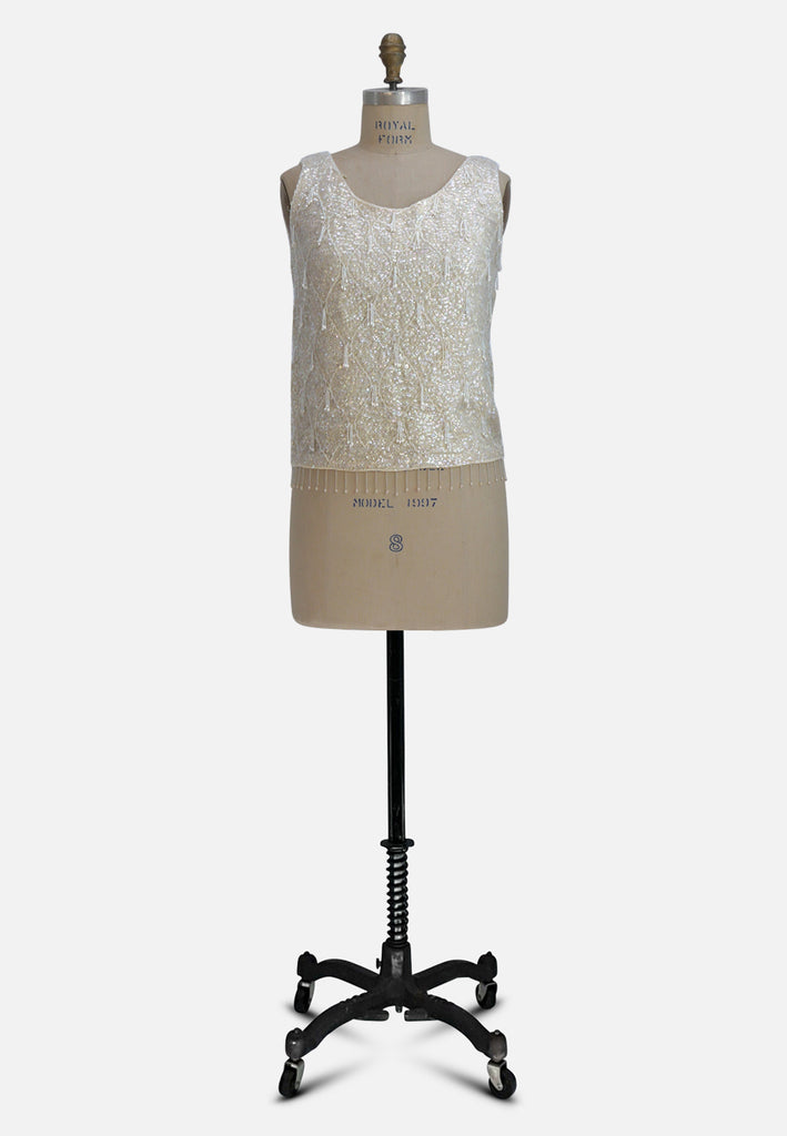 Vintage Clothing - Luxe Love Top - Painted Bird Vintage Boutique & The Aviary - Blouse