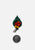 Vintage Clothing - CV Fruity Brooch 'VIP' NOT DONE - Painted Bird Vintage Boutique & The Aviary - Brooch
