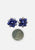 Vintage Clothing - Blueberry Dessert Earring - Clip On ND - Painted Bird Vintage Boutique & The Aviary - Earrings