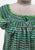 Vintage Clothing - Green Gingham Blouse 'VIP' ND - Painted Bird Vintage Boutique & The Aviary - Blouse