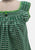 Vintage Clothing - Green Gingham Blouse 'VIP' ND - Painted Bird Vintage Boutique & The Aviary - Blouse
