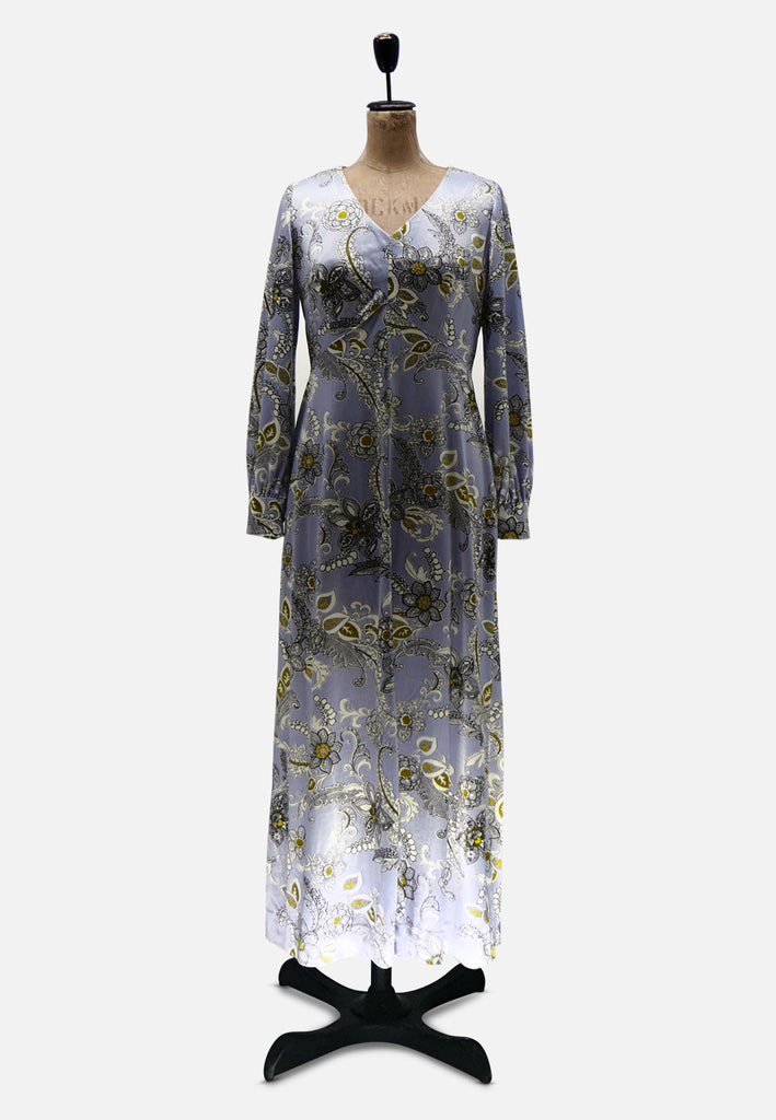 Vintage Clothing - Grey In The Day Dress 'VIP' - Painted Bird Vintage Boutique & The Aviary - Dresses