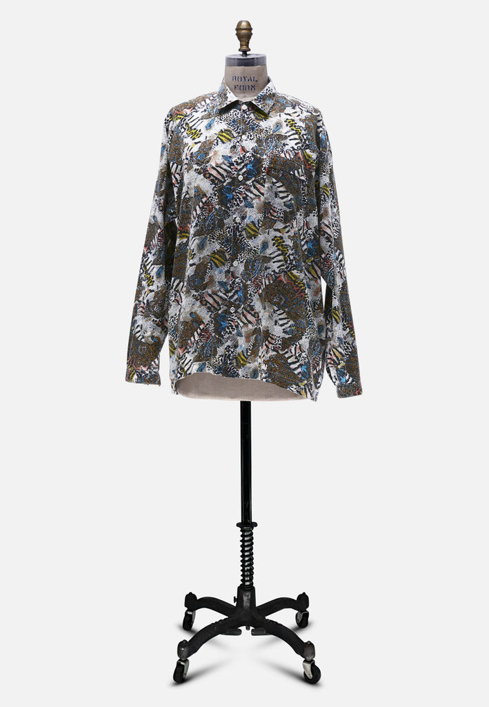Vintage Clothing - CV A Mans Leopard 'VIP' NOT DONE - Painted Bird Vintage Boutique & The Aviary - Mens