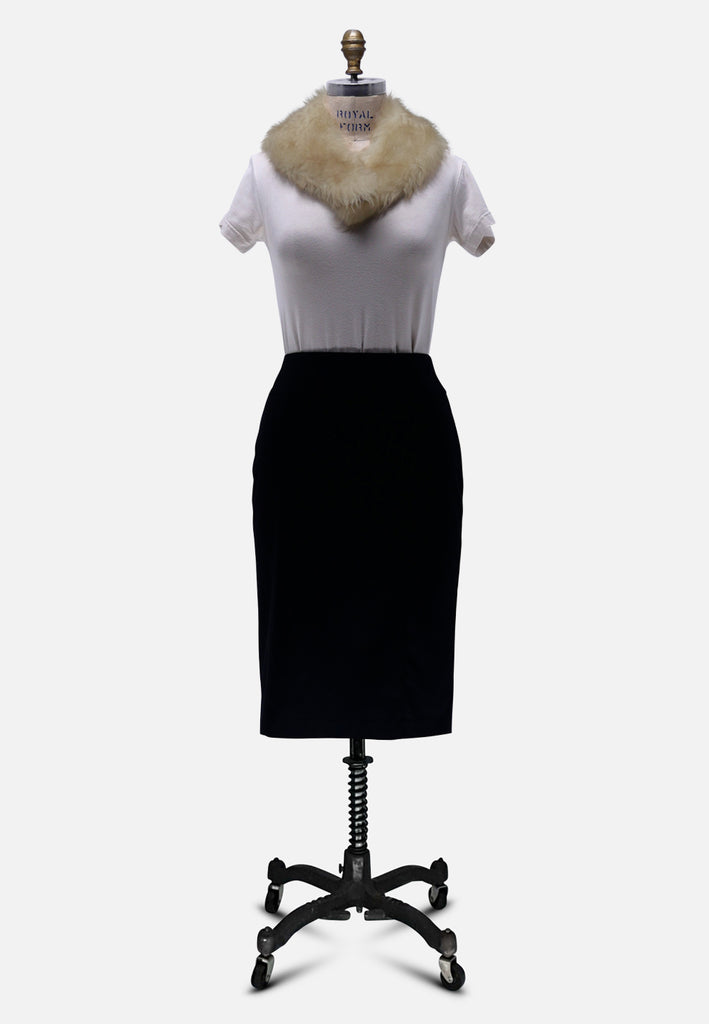 Vintage Clothing - CV Le Creme Faux Collar 'VIP' NOT DONE - Painted Bird Vintage Boutique & The Aviary - Scarf