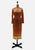 Vintage Clothing - Orange Energy Robe Dress 'VIP' NOT DONE - Painted Bird Vintage Boutique & The Aviary - Dresses
