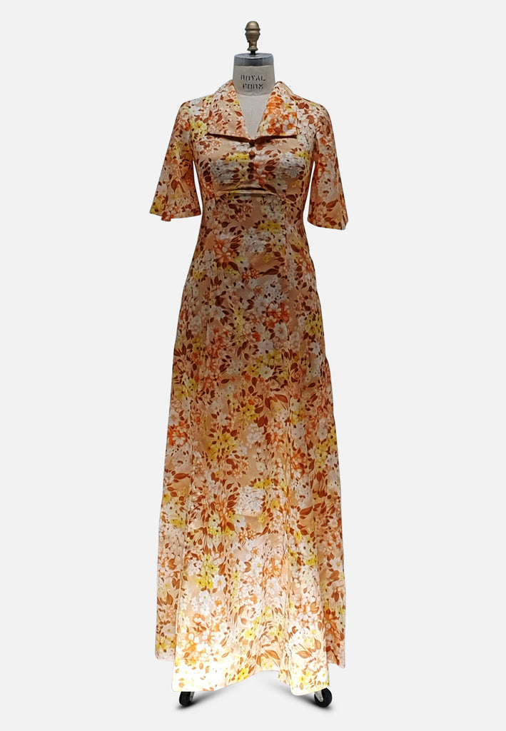 Vintage Clothing - Citrus Sweet Maxi 'VIP' NOT DONE - Painted Bird Vintage Boutique & The Aviary - Dresses