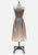 Vintage Clothing - Satin Peach Dress 'VIP' NOT DONE - Painted Bird Vintage Boutique & The Aviary - Dresses