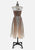 Vintage Clothing - Satin Peach Dress 'VIP' NOT DONE - Painted Bird Vintage Boutique & The Aviary - Dresses