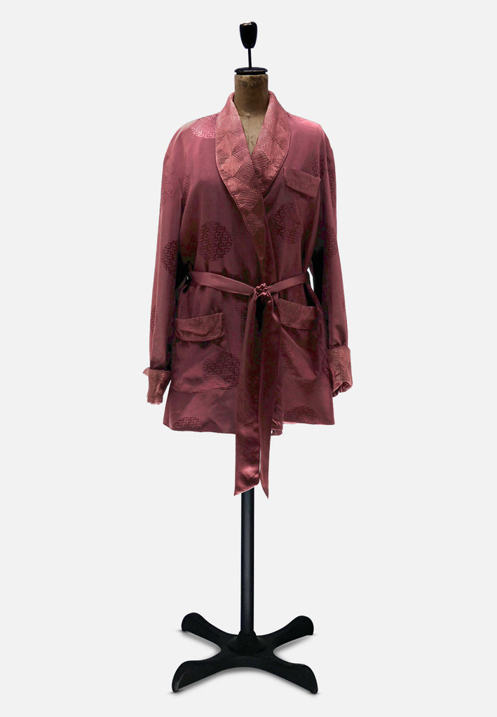 Vintage Clothing - Chinoiserie Respite Robe  'VIP' NOT DONE - Painted Bird Vintage Boutique & The Aviary - Coats & Jackets
