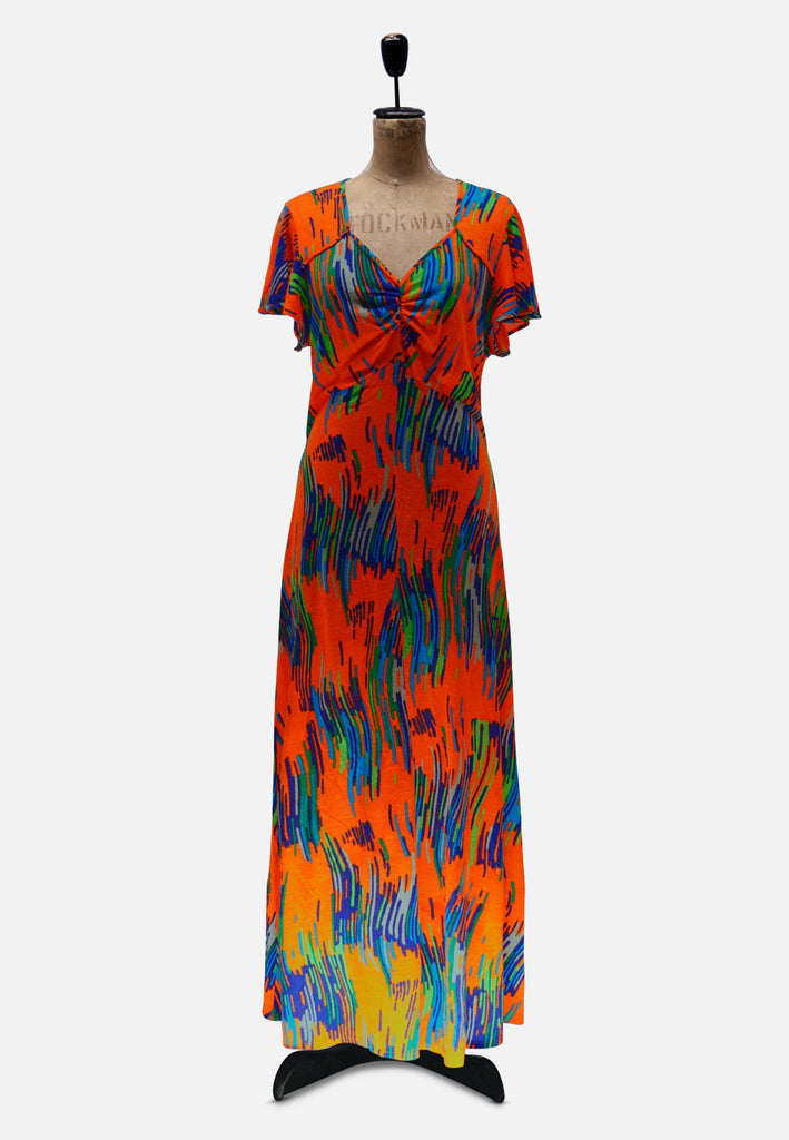 Earning Stripes Maxi Dress