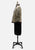 Vintage Clothing - Gold Brown Faux Fur Chinoiseires - Painted Bird Vintage Boutique & The Aviary - Jacket
