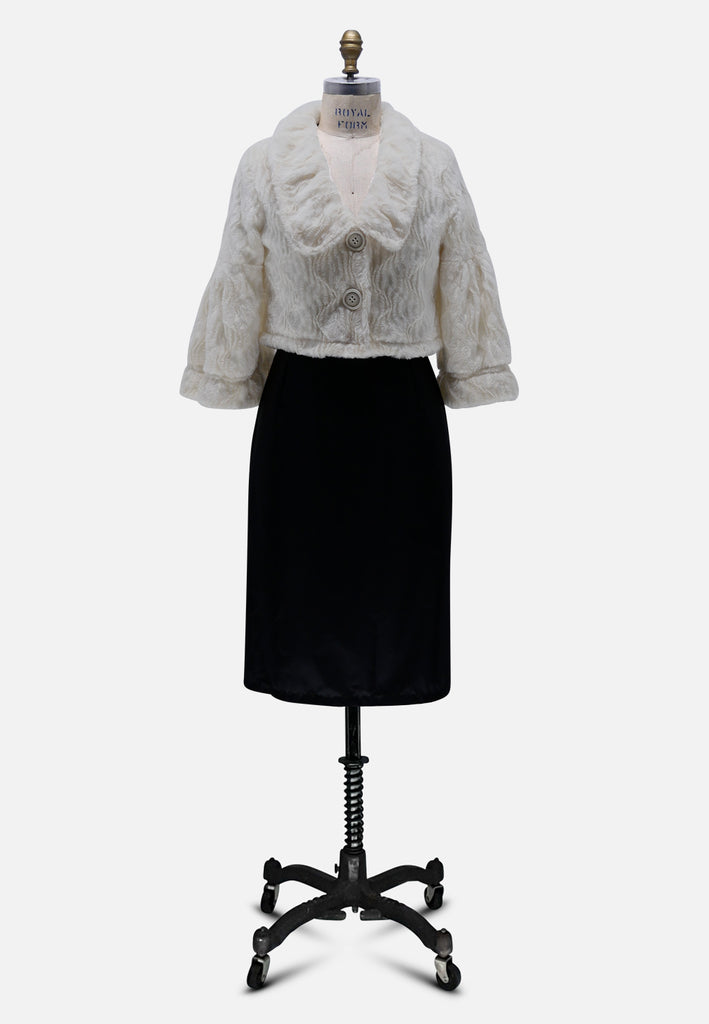 Vintage Clothing - CV Stitches Of Love Bolero 'VIP' NOT DONE - Painted Bird Vintage Boutique & The Aviary - Coats & Jackets